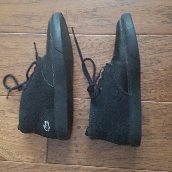 Lacoste Ortholite Esparre Chukka Black High Top Shoes Boys Size 1 - Picture 4 of 16